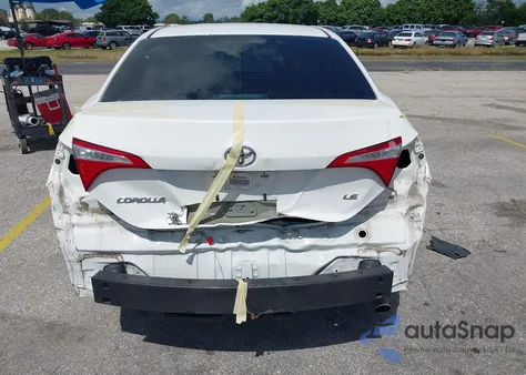 2016 Toyota Corolla Le z USA, uszkodzony, nr VIN 2T1BURHEXGC580388